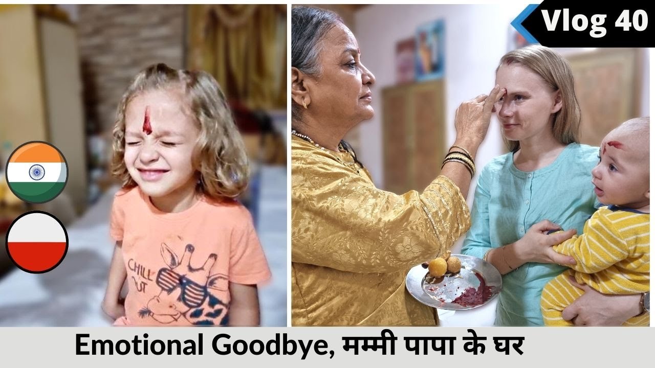 Blessings and goodbye | Day 1 | A 20,000 km long road trip around India | Karolina vlogs with Anurag