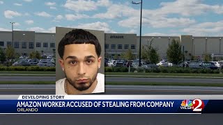 Amazon worker accused of stealing from company