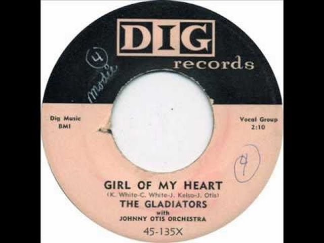 洋楽 LADY 14 The Gladiators - Girl Of My Heart 1957 - YouTube