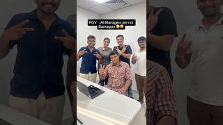 Some Managers are built differently☺️ #rcb #viratkohli #team #office #manager #shorts #teamwork #fun