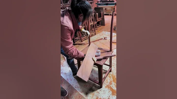 Mahogany ancient chair assembly process - DayDayNews