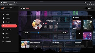 Responsive Portfolio Website - Flutter Web - Part 1