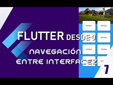 Navegación entre interfaces o pantallas en Flutter