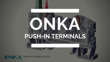 Europa Components | Push-In Din Rail Terminals by ONKA