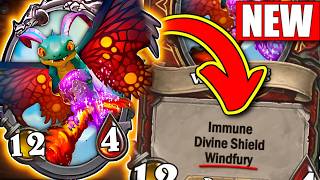 You Can do THIS Now?! BROKEN Dragon Strategy | Hearthstone Battlegrounds