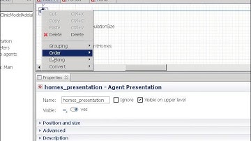 Exchanging which AnyLogic agent appears in front, and picking randomly from a population in AnyLogic