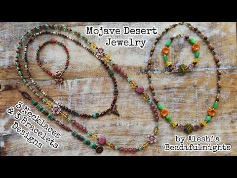 Mojave Desert Jewerly 3 Necklaces & 3 Bracelets Designs