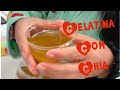 Gelatina com chia