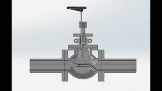 Globe Valve Animation