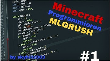 Minecraft MLGRUSH programming [SPEEDCODING|#1]