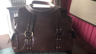 Franklin Covey Full Grain Leather Bag