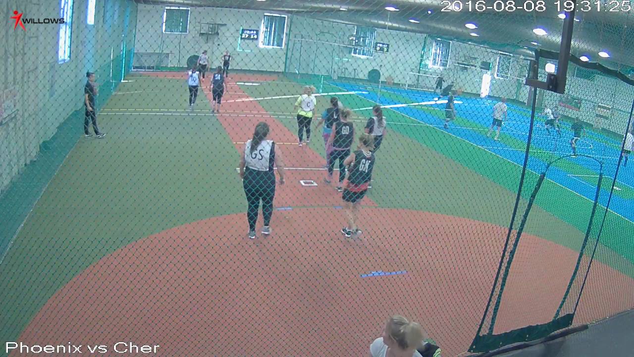 197998 Court1 Willows Sports Centre Cam1 Phoenix vs Cherry Bombs YouTube