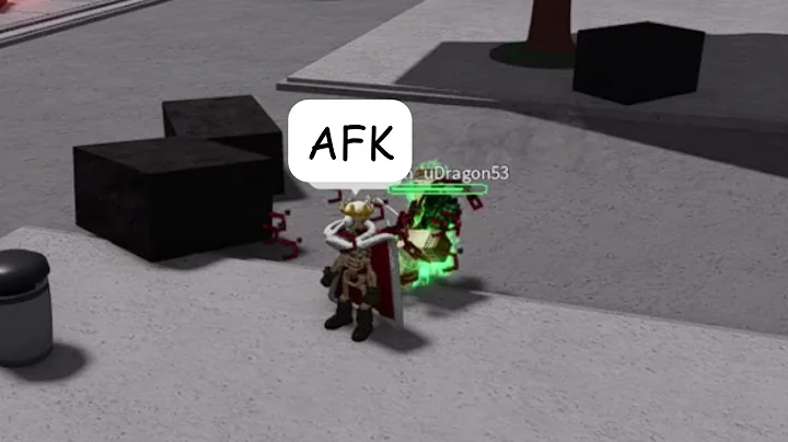 Pretending to be AFK with Death Counter on ( The Strongest Battlegrounds)