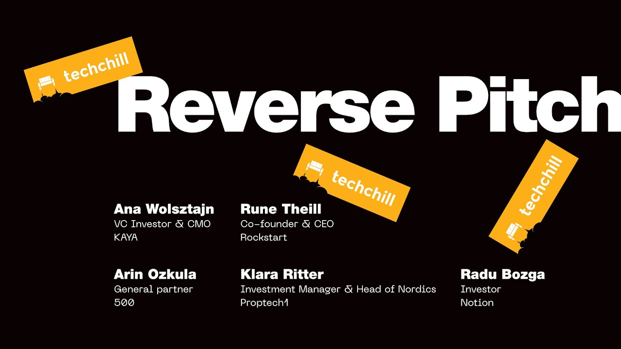 Reverse Pitch. Kaya, Rockstart, 500, Proptech1, Notion