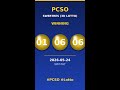 PCSO Swertres May 24, 2026 9PM — 01-06-06 #Shorts