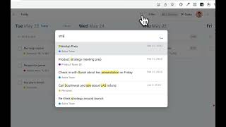 Search for tasks in Ellie (ellieplanner.com)