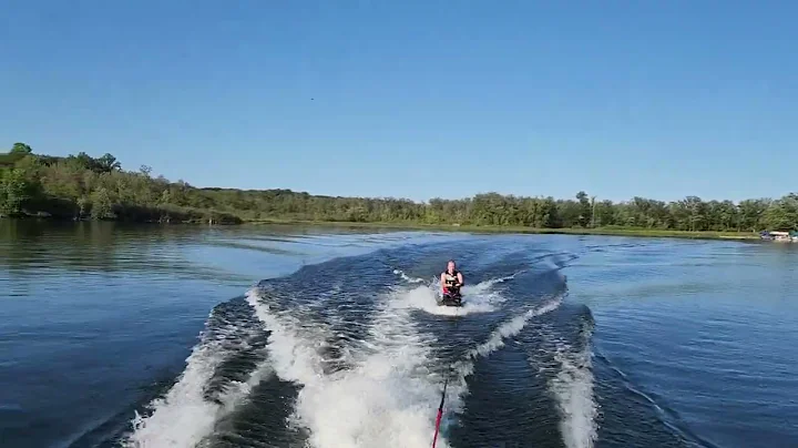 First Time Kneeboarding
