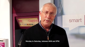 Watch how easy it is to deposit a cheque in our ATMs