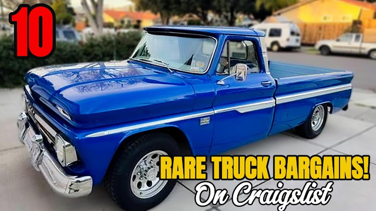 Don’t Miss These! 10 Rare Truck Bargains on Craigslist YouTube