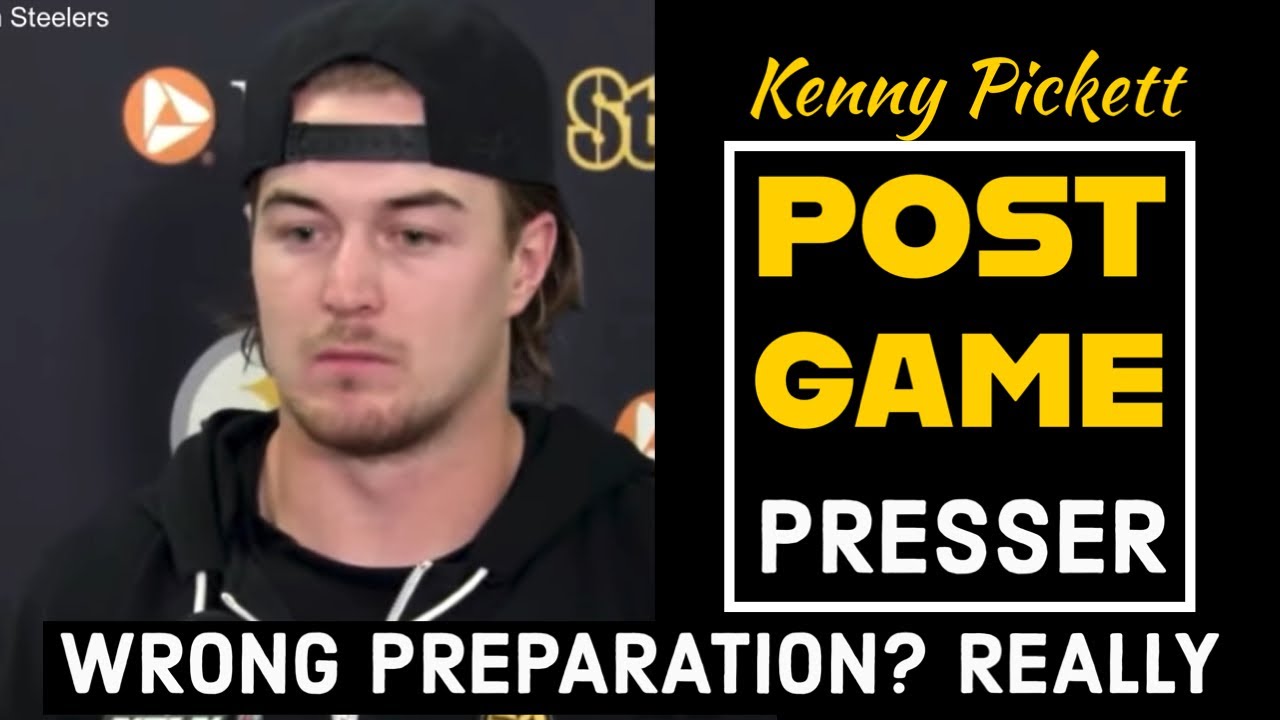 Kenny Pickett Post Game Press Conference Pittsburgh Steelers vs