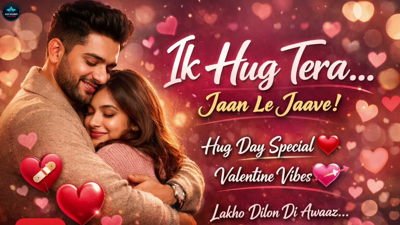 Ik Hug Tera Jaan Le Jaave 🤍 | Valentine Special Hug Day | Romantic Punjabi Song | avimusic 