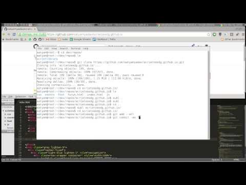 how to fork, clone, update, push and create pull request (git repos)