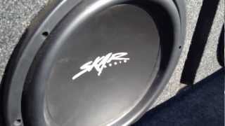 Low frequency, high sub excursion - Put on BASS DEMO 2 12's 1500w FLEX!