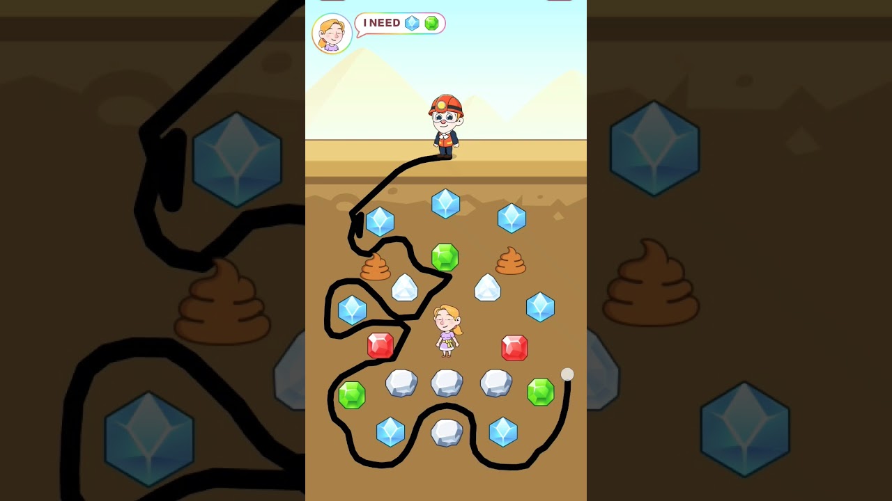 Diamond 💎 pulling and save the girl 