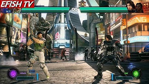 Chris Redfield & Frank West vs Winter Soldier & Spencer (Hardest AI) - Marvel vs Capcom: Infinite