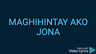 Maghihintay Ako - Jona - Karaoke - Resimi