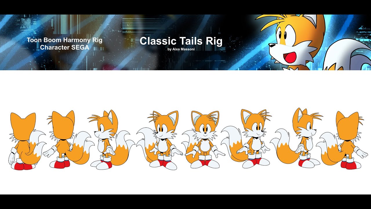 FREE TOON BOOM RIG - Classic Tails