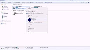 Windows 7 How to compress files and folders