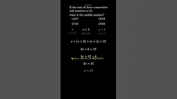 Math Olympiad Class 5 | Consecutive Odd Numbers Question