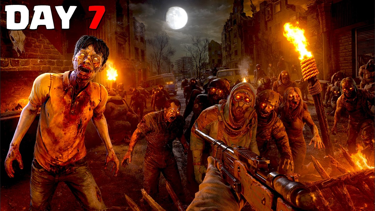 شهر كامل داخل اخطر مدينة بالعالم | 7 Days to Die