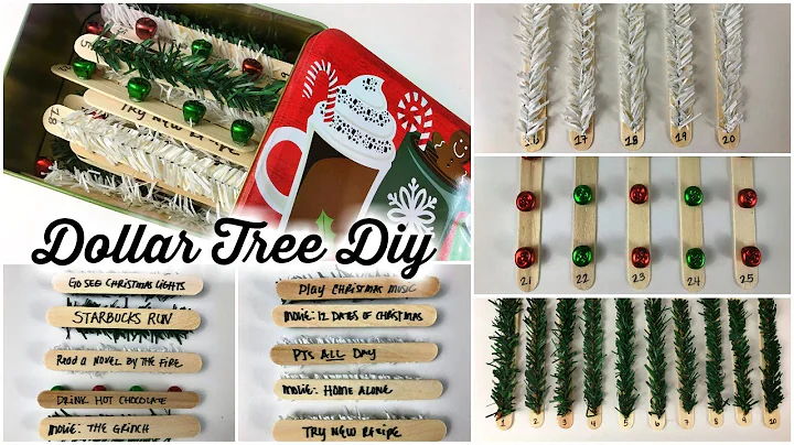 DOLLAR TREE DIY | CHRISTMAS ADVENT CALENDAR | BUCKET LIST STYLE