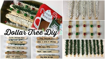 DOLLAR TREE DIY | CHRISTMAS ADVENT CALENDAR | BUCKET LIST STYLE