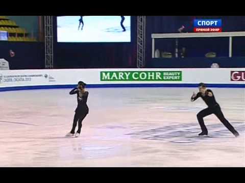 2012   2013   Euro   Pairs   SP   Stefania Berton & Ondrej Hotarek   Paint It Black by The Rolling S