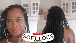 #distressedfauxlocs #butterfly loc EXTENDED 24" SOFT LOCS TUTORIAL (Very Detailed For Beginners)