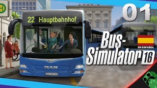 Bus Simulator 16 ( 2016 ) - Primera Partida - Tutorial | Gameplay Español