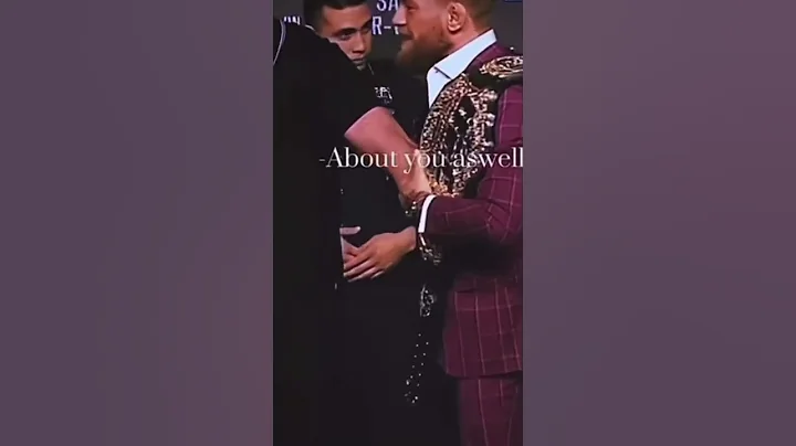 Conor McGregor shut your mouth kid ( subscribe for more )