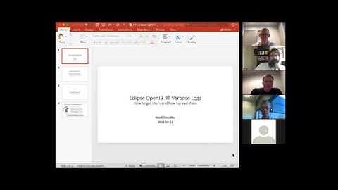 Eclipse OpenJ9 lightning talk: Verbose JIT logs 2018-04-18