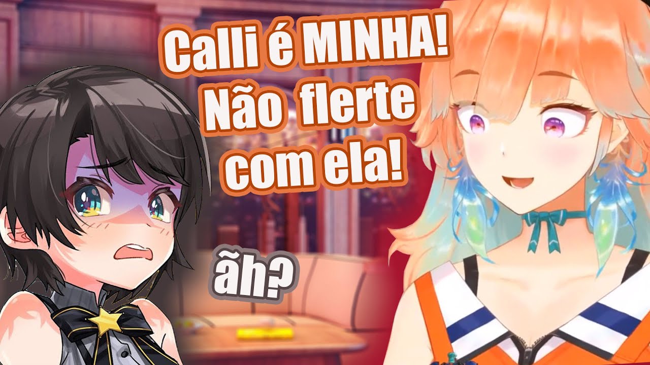 Kiara fica com ciúmes da Subaru por ela gostar da Calli | Legendado PT/BR