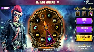 THE HEIST SIDEKICK BUNDLE IN SUMMER SPIN EVENT || FREE FIRE NEW EVENT FULL DETAILS