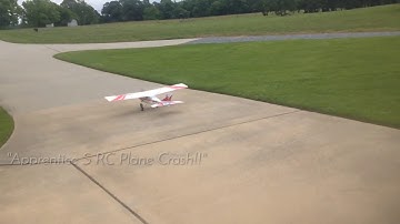 Apprentice S RC Plane Crash