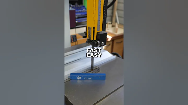 EASY Bandsaw Set-up EVERY TIME! #woodworkingtools