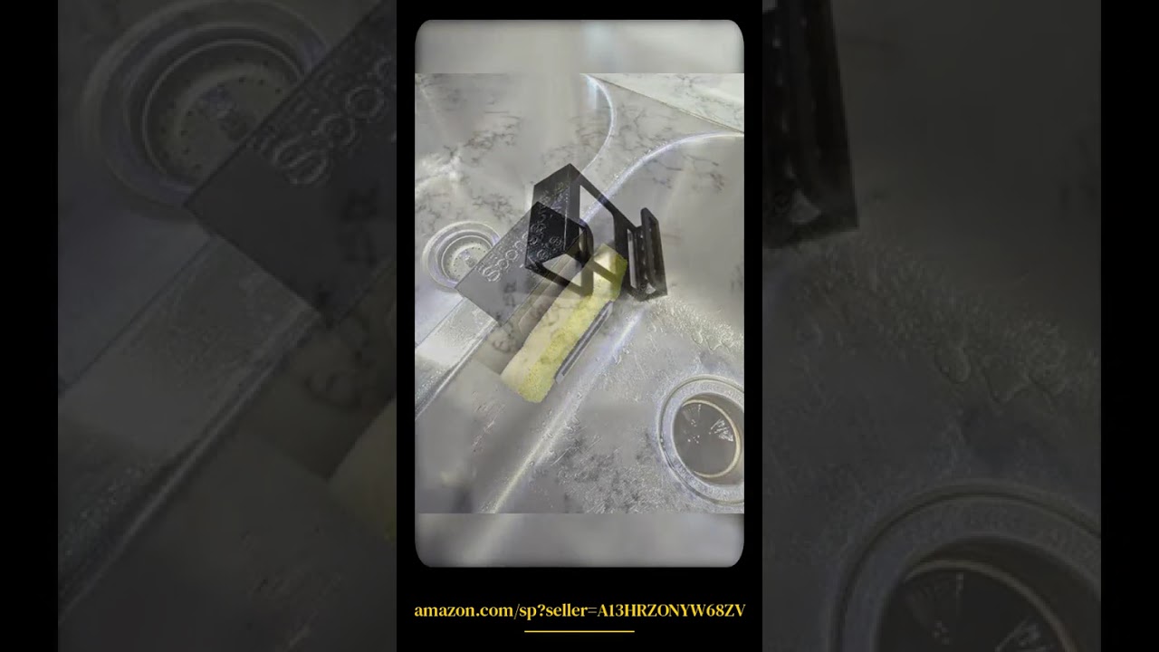 2B Creations Low Profile Double Sink Sponge Holder