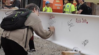 Topping Out Ceremony at new Theatre, Film, and Media Arts Building