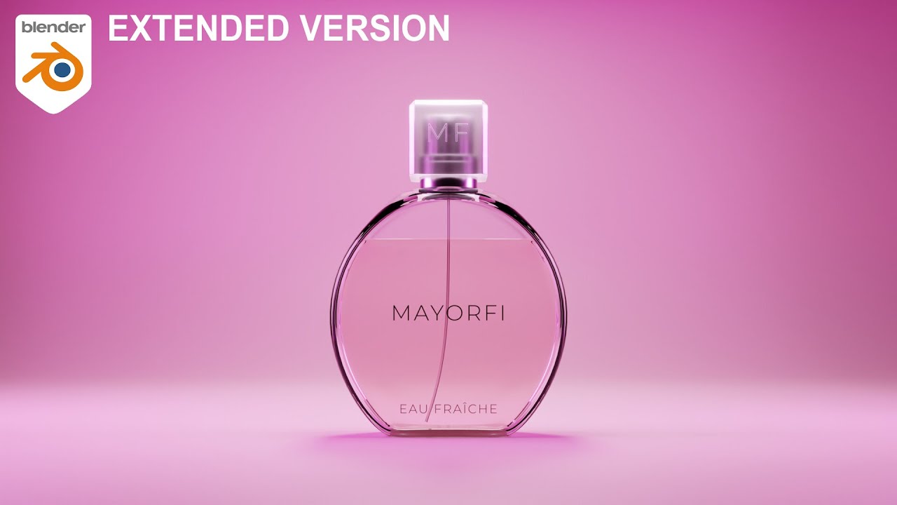 How I made this perfume render in Blender 3D - EXTENDED VERSION 