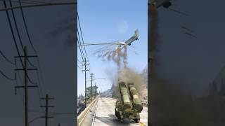 Ground Base Defense System Launch Blasttic Missile At B-21 Gtav