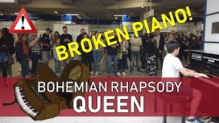 Playing Bohemian Rhapsody on a BROKEN PIANO!! Cole Lam